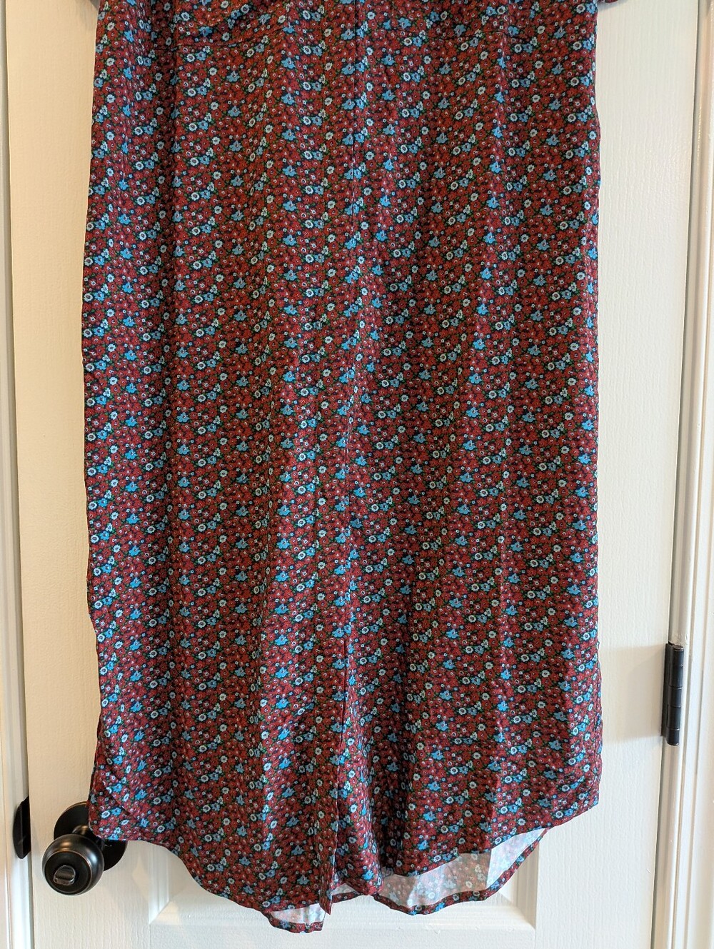 Wildfang The Empower Short Sleeve Shirt Dress Floral Unisex Midi Size XS NWT - Picture 7 of 15